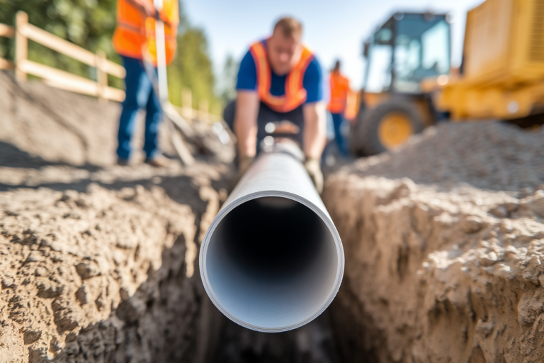 chantier-ouvrier-tuyau-pvc