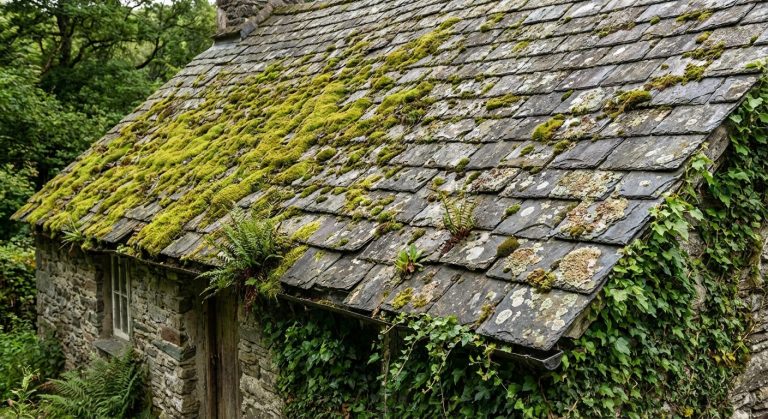 toiture-mousses-lichens-verts
