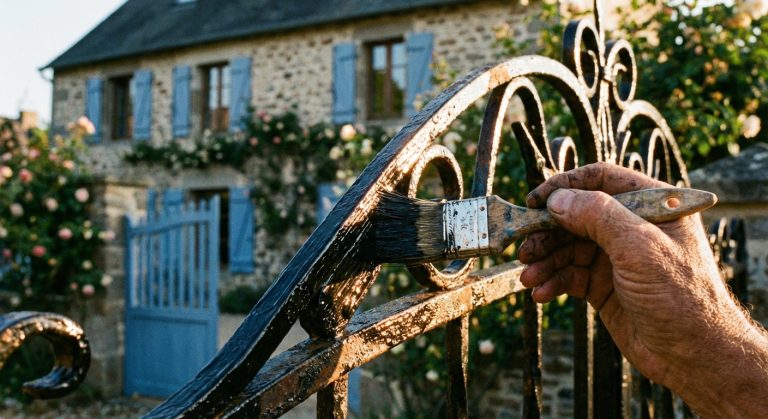 Quel type de peinture choisir pour vos garde-corps, portails et volets extérieurs