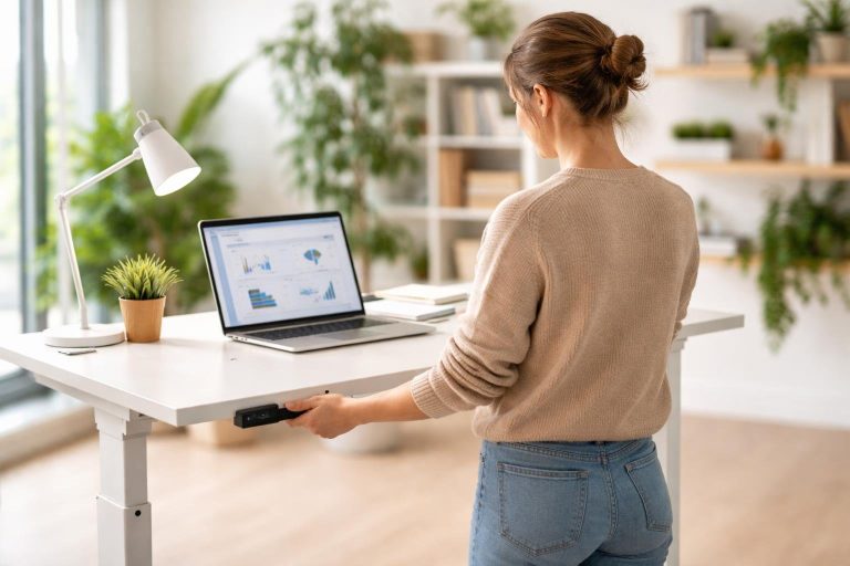personne-ajustant-bureau-ergonomique-moderne