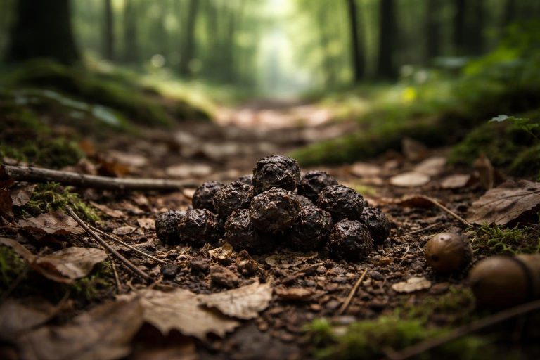 sous-bois-feuilles-crottin-foret-flou