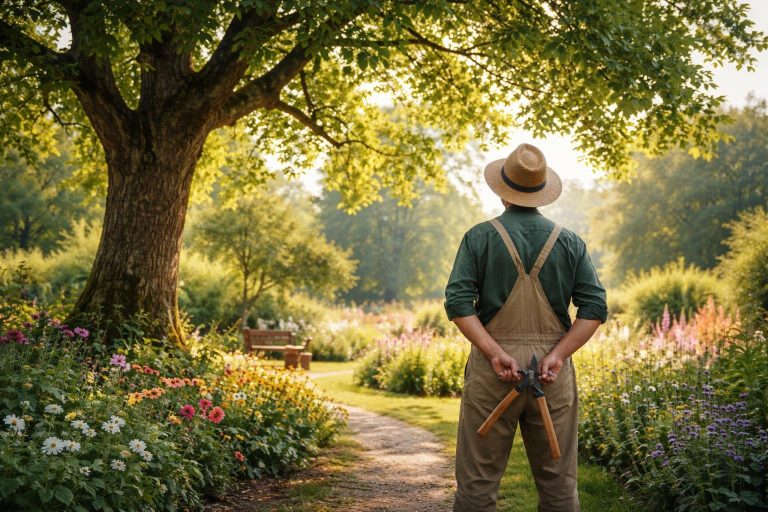 jardin-paisible-jardinier-secateurs-tilleul
