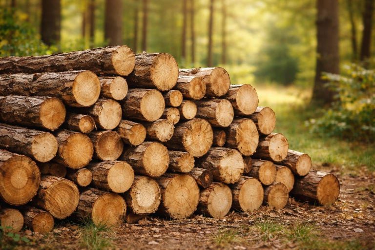 buches-bois-foret-lumiere-douce