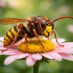frelon-fleur-jardin-verdoyant