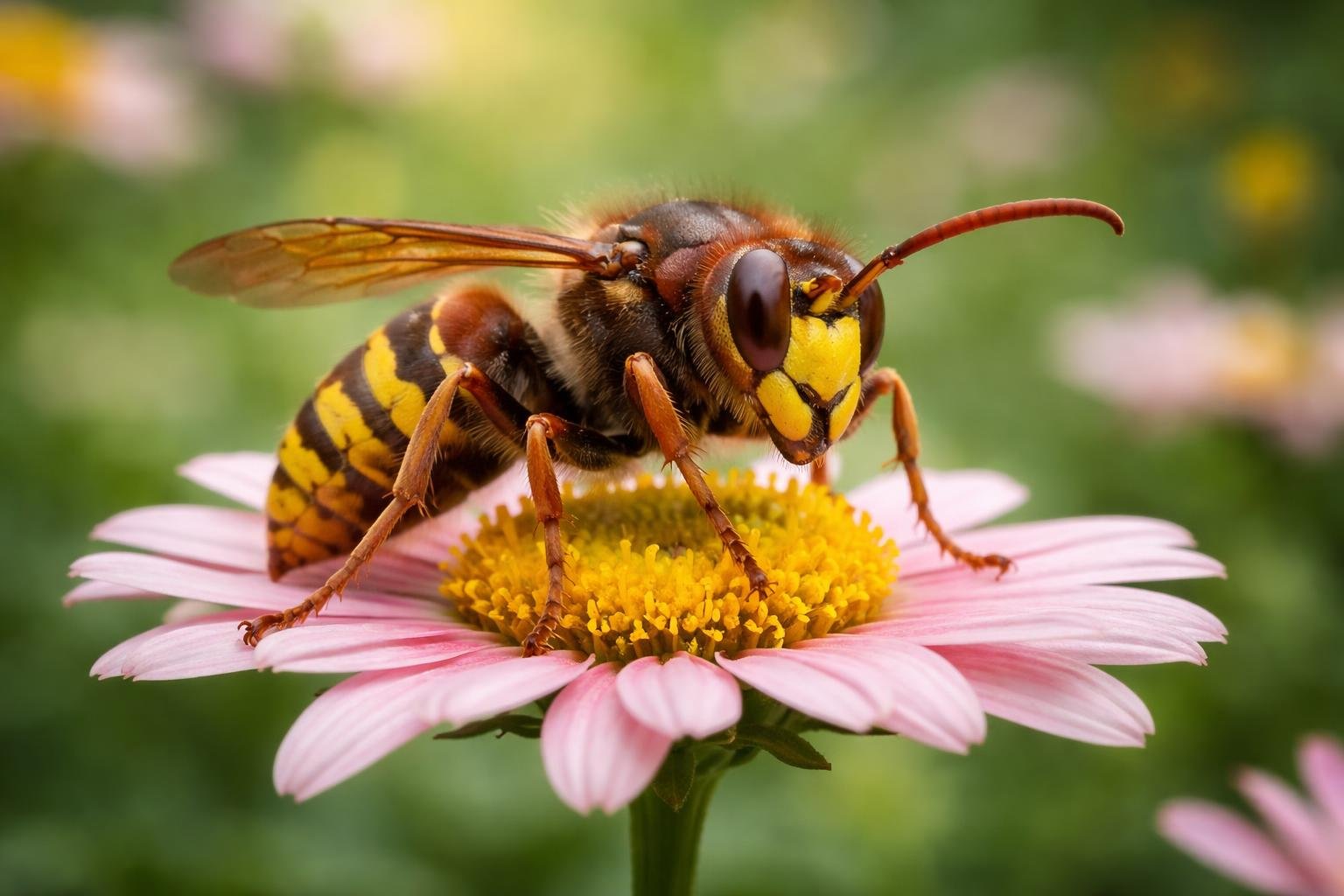 frelon-fleur-jardin-verdoyant