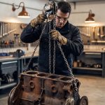 Atelier de bricolage : utiliser un palan manuel pour lever des charges lourdes en sécurité