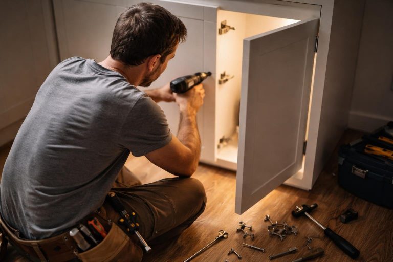 bricoleur-ajustant-porte-placard