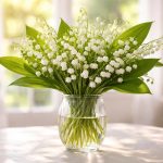 bouquet-muguet-vase-verre-clochette