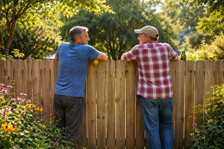 voisins-cloture-bois-jardin-ensoleille