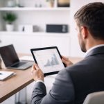tableau-bureau-moderne-personne-tablette