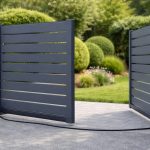 portail-metal-ouvert-jardin-arbustes